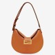 Replica Borsa Hobo Fendi Piccola Croissant Marrone