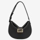 Replica Borsa Hobo Fendi Croissant Piccola Nera
