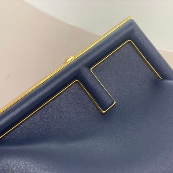 Replica Borsa Fendi First Piccola Blu Scuro