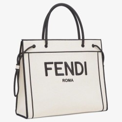 Replica Borsa shopper Roma grande Fendi in tela non tinta