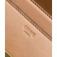 Replica Celine Mini 16 Borsa in pelle di vitello naturale Caffè