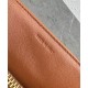 Replica Celine Mini 16 Borsa in pelle di vitello naturale Caffè