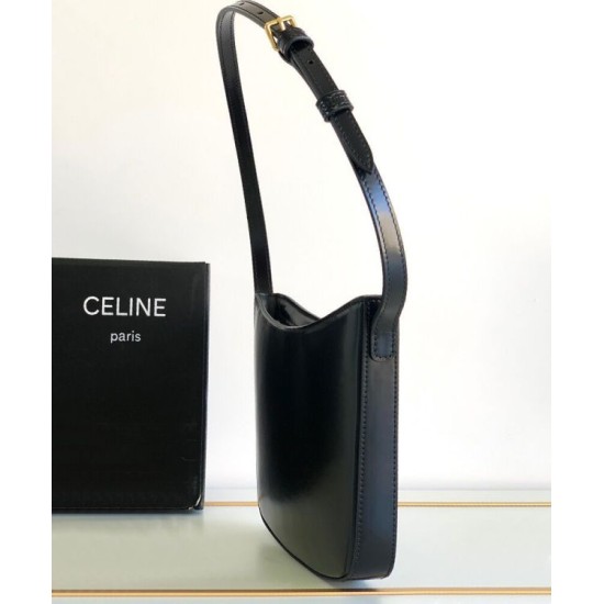 Replica Borsa Celine media Celine Croque nera