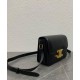 Replica Borsa Celine Teen Triomphe in pelle di vitello lucida nera