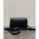 Replica Borsa Celine Teen Triomphe in pelle di vitello lucida nera