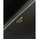 Replica Borsa Celine Teen Triomphe in pelle di vitello lucida nera