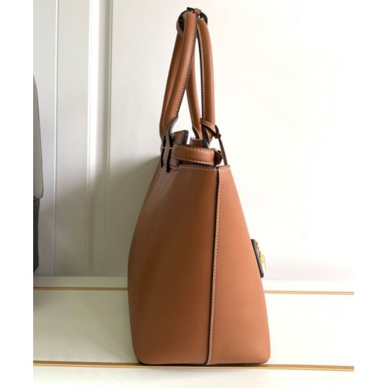 Replica Borsa Celine Conti in morbida pelle di vitello caffè