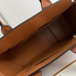 Replica Borsa Celine Conti in morbida pelle di vitello caffè