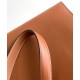 Replica Celine Cabas 16 Borsa in pelle di vitello liscia Caffè