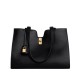 Replica Borsa Celine Cabas 16 Pelle di vitello liscia Nera