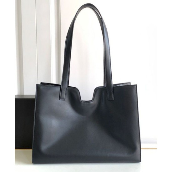 Replica Borsa Celine Cabas 16 Pelle di vitello liscia Nera