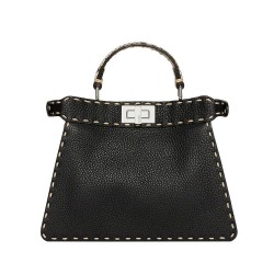 Replica Borsa Fendi Peekaboo ISeeU piccola 8BN327 nera