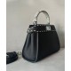 Replica Borsa Fendi Peekaboo ISeeU piccola 8BN327 nera