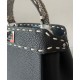 Replica Borsa Fendi Peekaboo ISeeU piccola 8BN327 nera