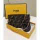 Replica Fendi Baguette Pouch 8BS073 Borsa Caffè