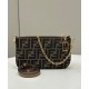 Replica Fendi Baguette Pouch 8BS073 Borsa Caffè
