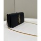 Replica Portafoglio Fendi Fendigraphy Su Catena 8BS076 Nero