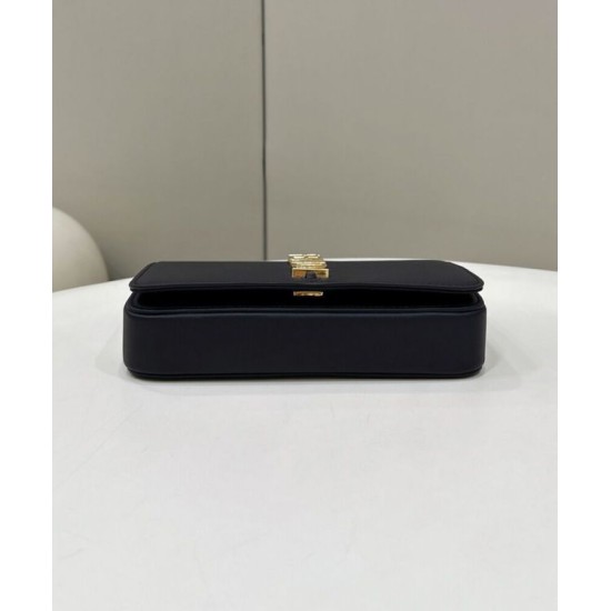 Replica Portafoglio Fendi Fendigraphy Su Catena 8BS076 Nero