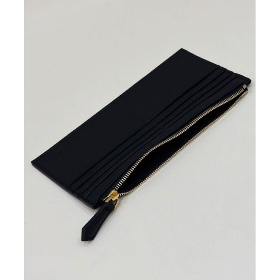 Replica Portafoglio Fendi Fendigraphy Su Catena 8BS076 Nero