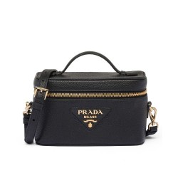 Replica Miniborsa Prada in pelle 1BH202 Nera
