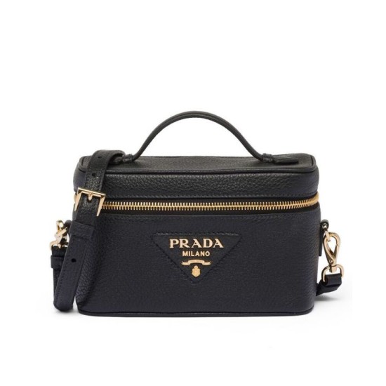 Replica Miniborsa Prada in pelle 1BH202 Nera
