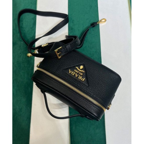 Replica Miniborsa Prada in pelle 1BH202 Nera