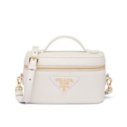 Replica Prada Miniborsa in pelle 1BH202 Bianca