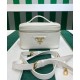 Replica Prada Miniborsa in pelle 1BH202 Bianca