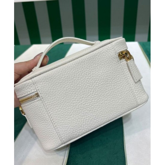 Replica Prada Miniborsa in pelle 1BH202 Bianca
