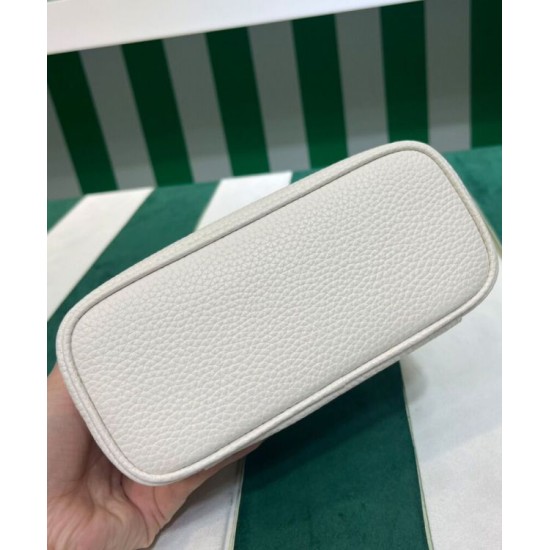Replica Prada Miniborsa in pelle 1BH202 Bianca