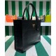 Replica Borsa Prada Prada Symbole grande in pelle con impunture 1BA377 Nera