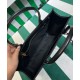 Replica Borsa Prada Prada Symbole grande in pelle con impunture 1BA377 Nera