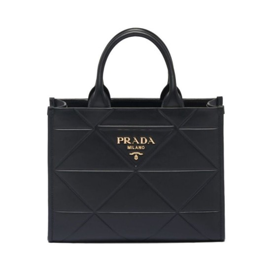 Replica Prada Borsa Prada Symbole piccola in pelle con impunture 1BA379 Nera Replica Prada Borsa Prada Symbole piccola in pelle con impunture 1BA379 Nera