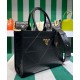Replica Prada Borsa Prada Symbole piccola in pelle con impunture 1BA379 Nera Replica Prada Borsa Prada Symbole piccola in pelle con impunture 1BA379 Nera