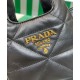 Replica Borsa tote Prada piccola in pelle nappa con impunture 1BG451 nera Replica Borsa tote Prada piccola in pelle nappa con impunture 1BG451 nera