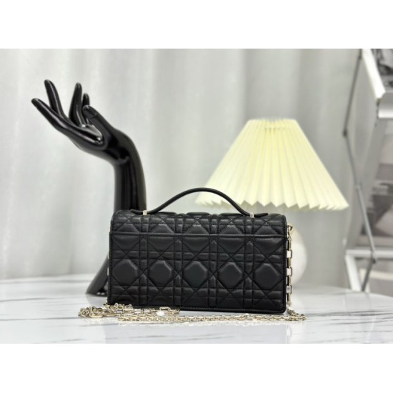 Replica Christian Dior Miss Dior Lady Dior Mini Borsa Nera