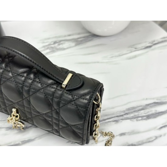 Replica Christian Dior Miss Dior Lady Dior Mini Borsa Nera