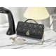 Replica Christian Dior Miss Dior Lady Dior Mini Borsa Nera