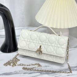 Replica Christian Dior Miss Dior Lady Dior Mini Borsa Bianca