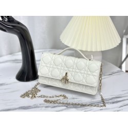 Replica Christian Dior Miss Dior Lady Dior Mini Borsa Bianca