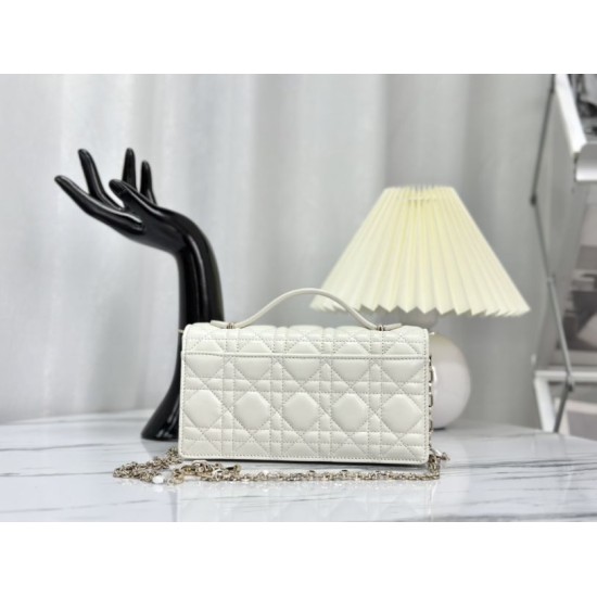 Replica Christian Dior Miss Dior Lady Dior Mini Borsa Bianca