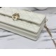 Replica Christian Dior Miss Dior Lady Dior Mini Borsa Bianca