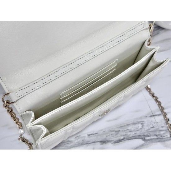 Replica Christian Dior Miss Dior Lady Dior Mini Borsa Bianca