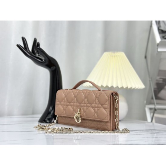 Replica Christian Dior Miss Dior Lady Dior Mini Bag Albicocca