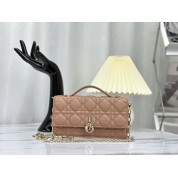 Replica Christian Dior Miss Dior Lady Dior Mini Bag Albicocca