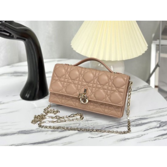 Replica Christian Dior Miss Dior Lady Dior Mini Bag Albicocca