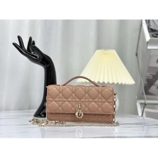 Replica Christian Dior Miss Dior Lady Dior Mini Bag Albicocca
