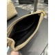 Replica Pochette per cosmetici con cerniera YSL Saint Laurent Gaby 23 cm albicocca