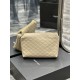 Replica Pochette per cosmetici con cerniera YSL Saint Laurent Gaby 23 cm albicocca