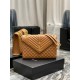 Replica Borsa a busta grande YSL Saint Laurent Mix Matelasse Caramello 31 cm